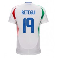 Camiseta Italia Mateo Retegui #19 Visitante Equipación Eurocopa 2024 manga corta